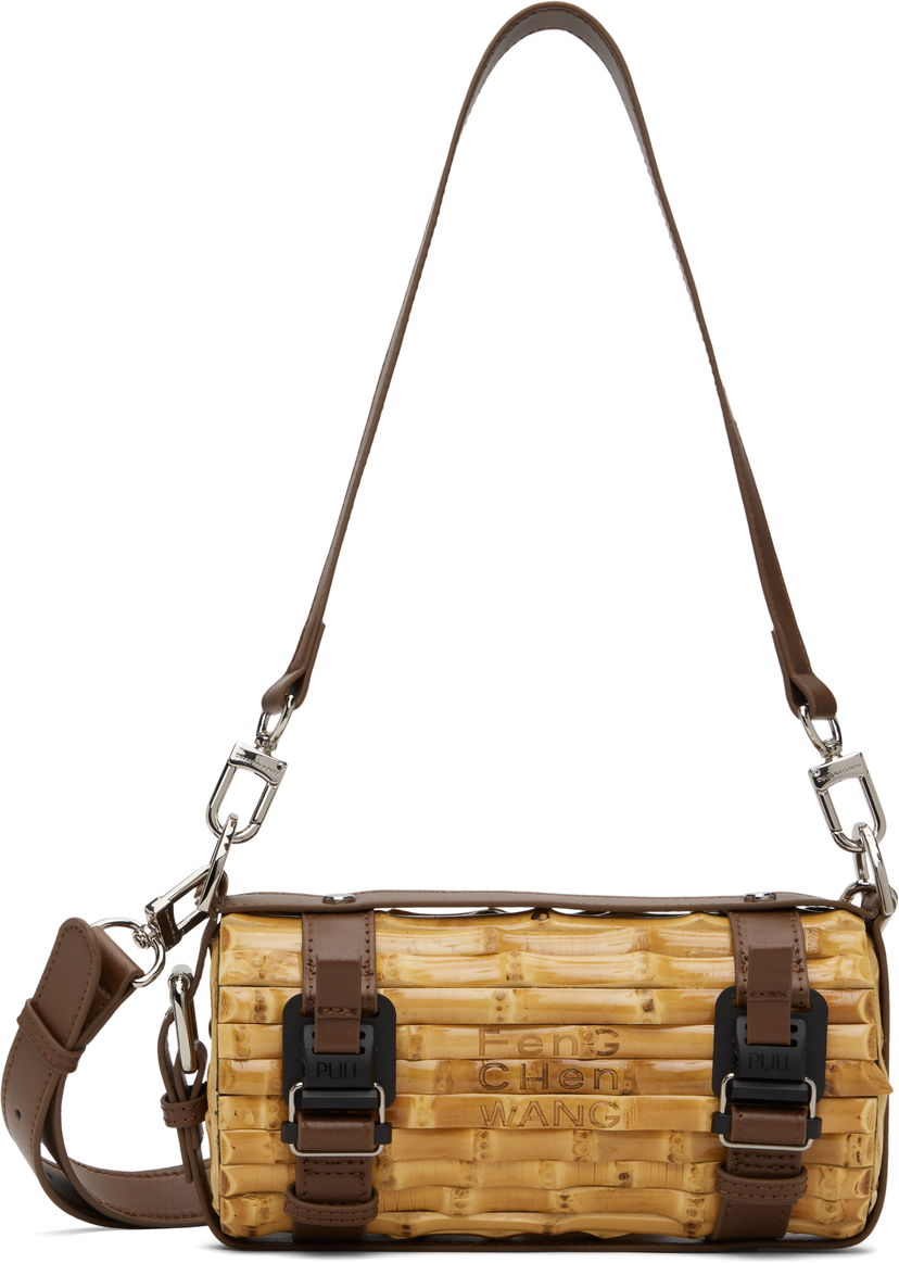 Сумочка Feng Chen Wang Feng Chen Wang Cylinder Bamboo Bag Жовтий | FENG19AC10B