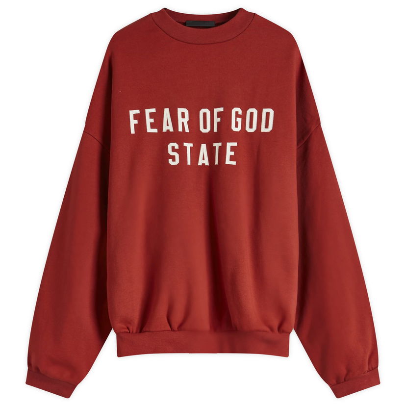 Світшоти Fear of God Heavy Fleece Crew Sweat by Fear of God ESSENTIALS Червоний | 192BT246236F