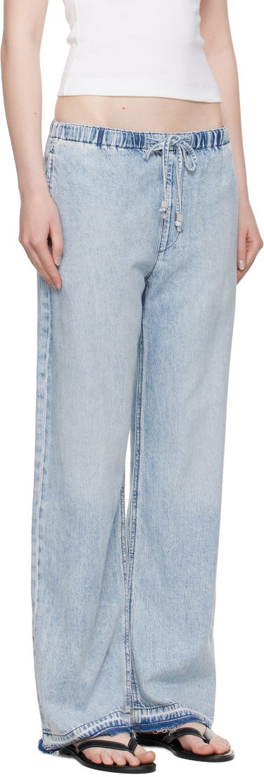 Джинси rag & bone rag & bone Logan Ultra Featherweight Wide-Leg Jeans Синій | WDD25S7009UFKI, 4