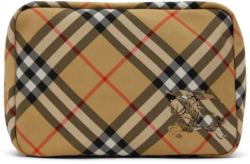 Дорожня сумка Burberry Check Travel Pouch бежевий | 8092707