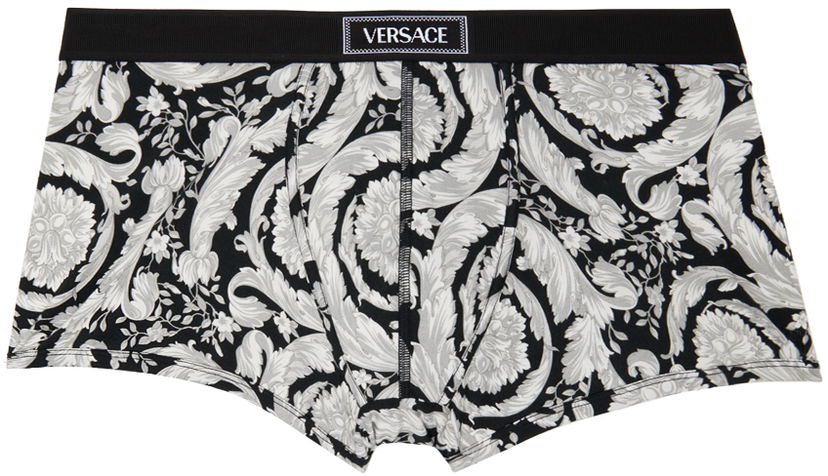 Боксери Versace Versace Printed Boxers чорний | 1014038_1A11603