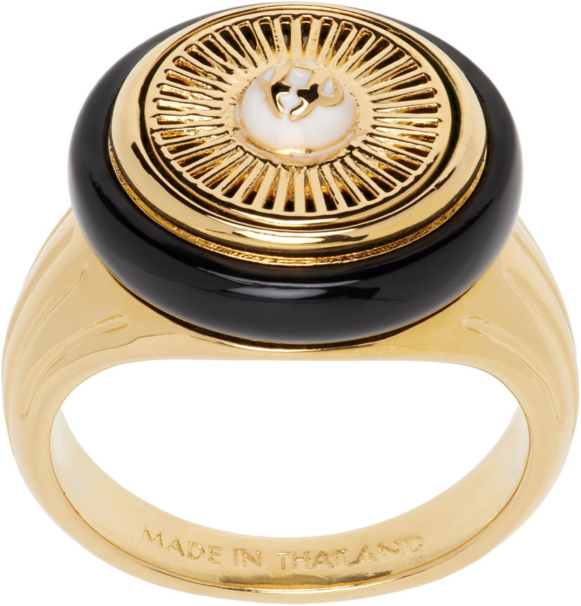 Кільце Casablanca Casablanca Spoke Wheel Ring чорний | AS25-JW-270-01