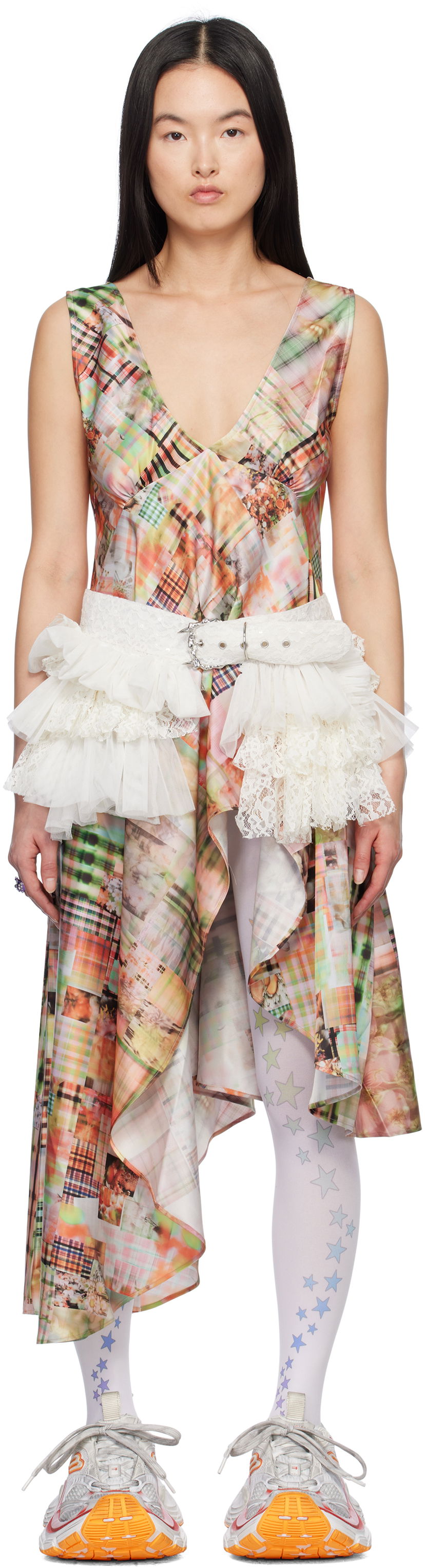 плаття Collina Strada Collina Strada Tulip Midi Dress Різнокольоровий | XX4031