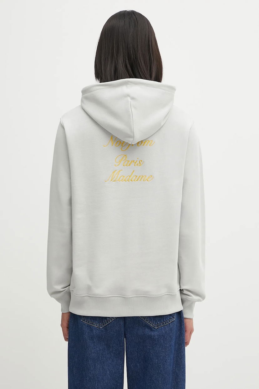 Світшоти Drôle de Monsieur Drôle de Monsieur Le Hoodie Slogan Calligraphy Сірий | I.HO168.CO127