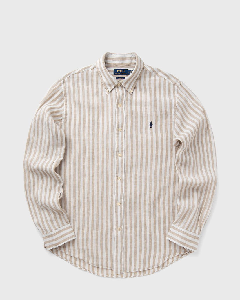 Сорочка Polo by Ralph Lauren Polo Ralph Lauren Striped Linen Sport Shirt бежевий | 710969636002