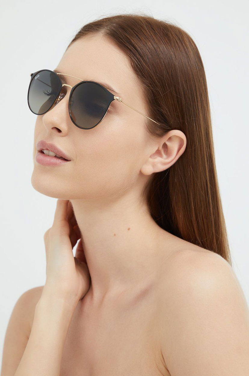 Сонцезахисні окуляри Ray-Ban Round Sunglasses чорний | RB3546.187/71