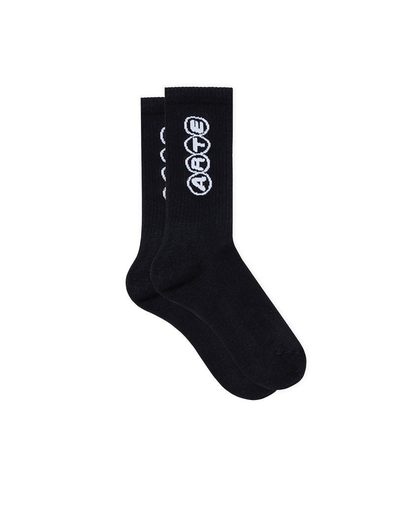 Шкарпетки Arte Antwerp Arte Antwerp Circle Logo Socks чорний | AW25-236M-BLK