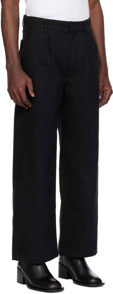 Штани izzue Relaxed Fit Twill Pants чорний | IZXPTL6137W4NBKX, 1