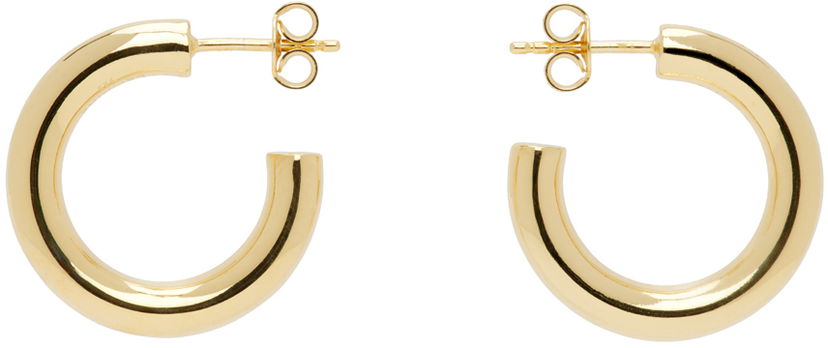 Сережки LEMAIRE Lemaire Small Classic Hoop Earrings Жовтий | JW0088 LO0050