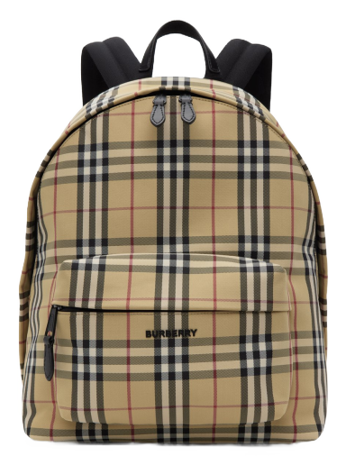 Рюкзак Burberry Beige Check бежевий | 8069749