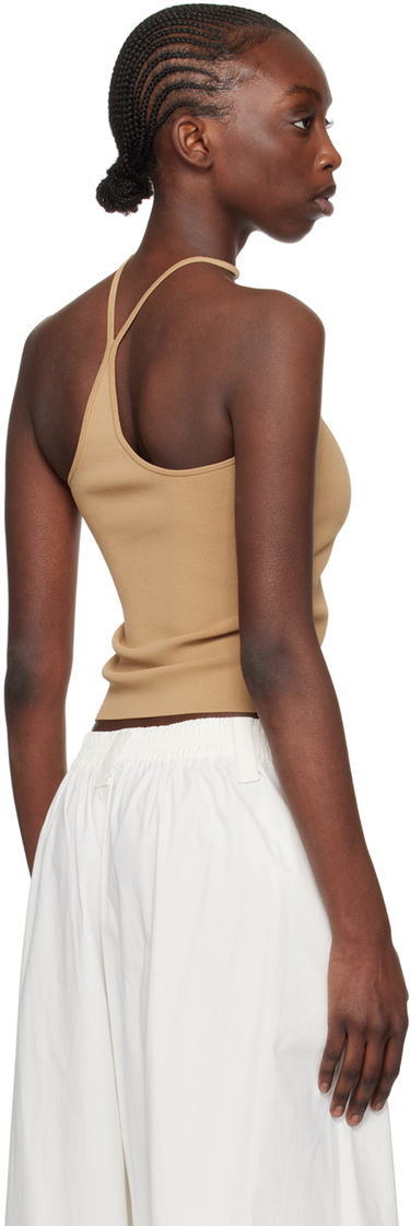 Безрукавка Dion Lee Dion Lee Reverse Halter Tank Top бежевий | C7272SS24, 2