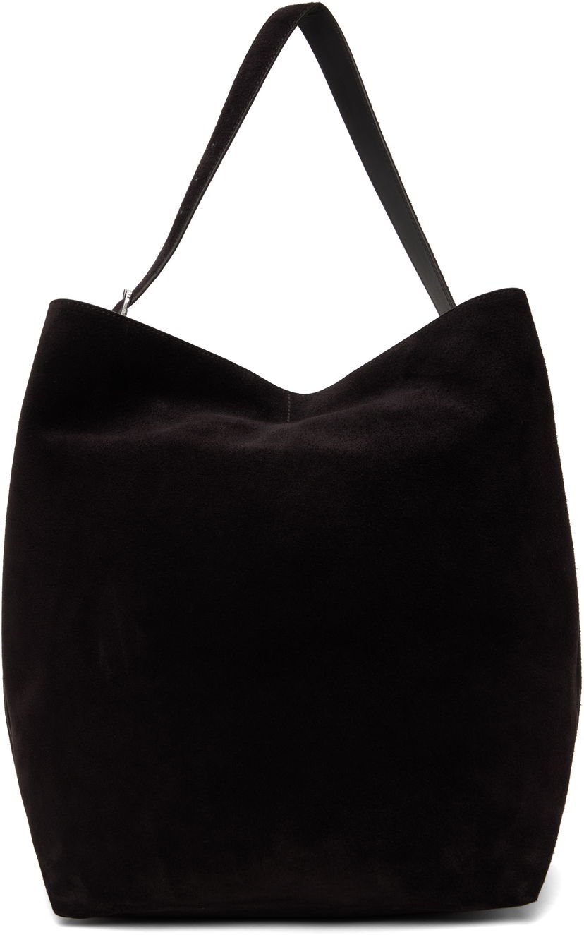 сумка-тоут TOTEME TOTEME Suede Tote Bag чорний | 234-WLGBG038-LE0004