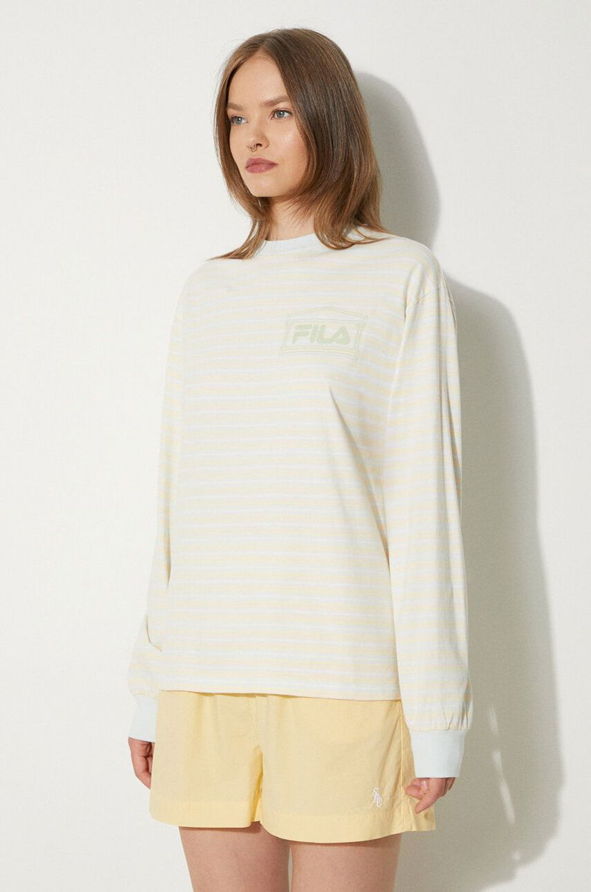 Футболка FILA Fila x Aries Stripe Longsleeve T-Shirt бежевий | 42PS24TT010128180818