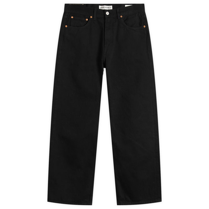 Джинси OUR LEGACY Our Legacy Third Cut Straight-Leg Jeans 30" чорний | M2255TCB