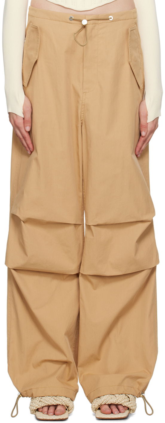 Штани карго Dion Lee Elasticized Cargo Trousers бежевий | C2100P23