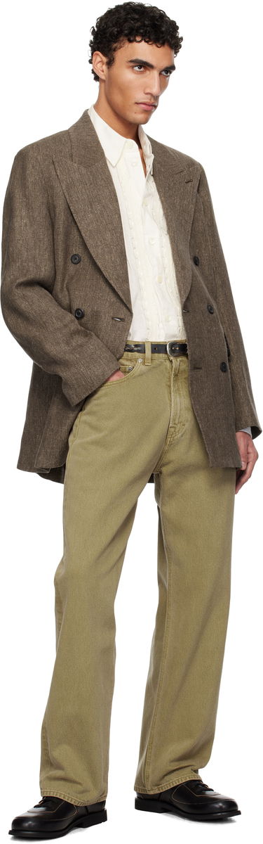 Куртка OUR LEGACY Our Legacy Sharp Double-Breasted Blazer Коричневий | M2250STC, 3