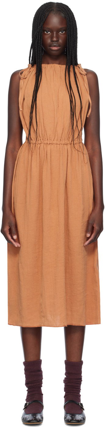 плаття Baserange Midi Sleeveless Dress Помаранчевий | DRDI-CL-AU24