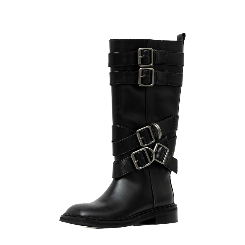 Кросівки та взуття Andersson Bell Andersson Bell Layered Strap Boots чорний | aaa483w