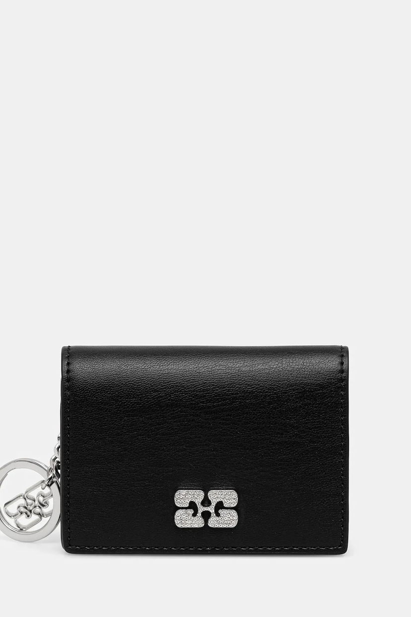 Гаманець GANNI GANNI Flap Card Holder Strass чорний | A6395