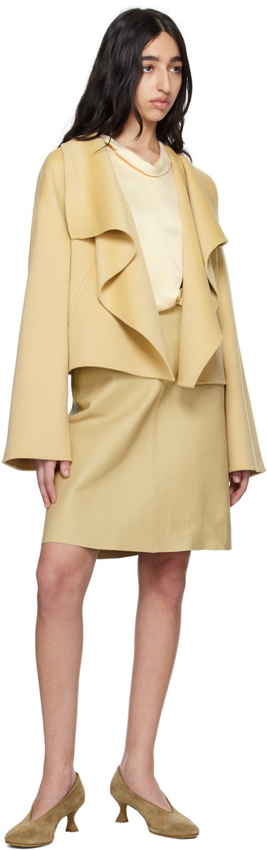 Куртка TOTEME TOTEME Signature Doublé Wool Jacket Жовтий | 252-WRO0203-FB0006, 3