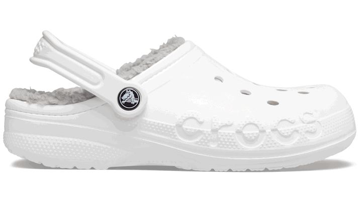 Кросівки та взуття Crocs Baya Lined Clogs білий | 205969-11H, 0