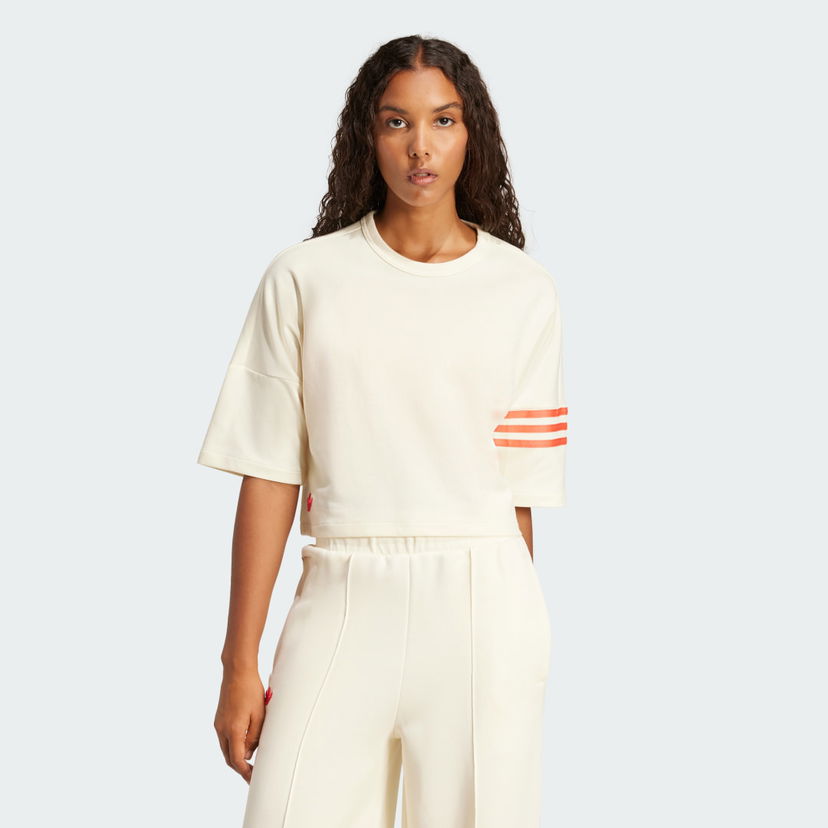 Кроп-топи adidas Performance Neuclassics Cropped T-Shirt білий | JI8512