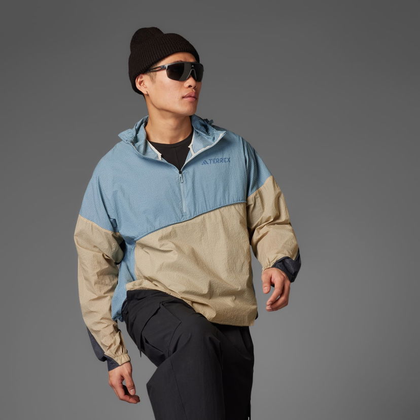 Вітровка adidas Performance Terrex Xploric Wind Jacket Синій | JD8426
