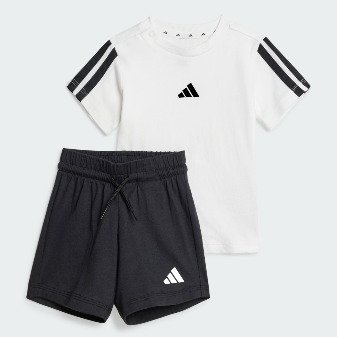 Спортивний костюм adidas Performance Essentials Tee & Shorts Set чорний | JD8164, 0