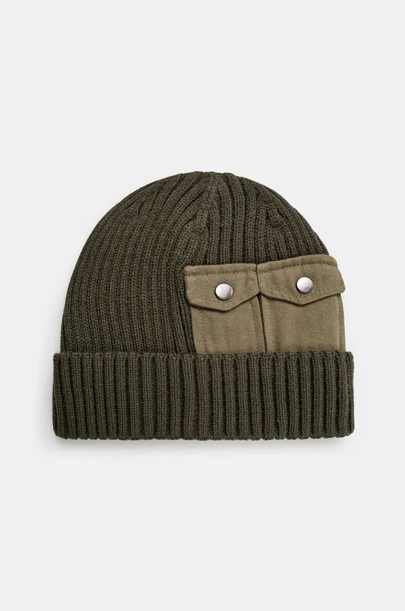 Шапка Alpha Industries Utility Beanie with Pocket Зелений | 138904