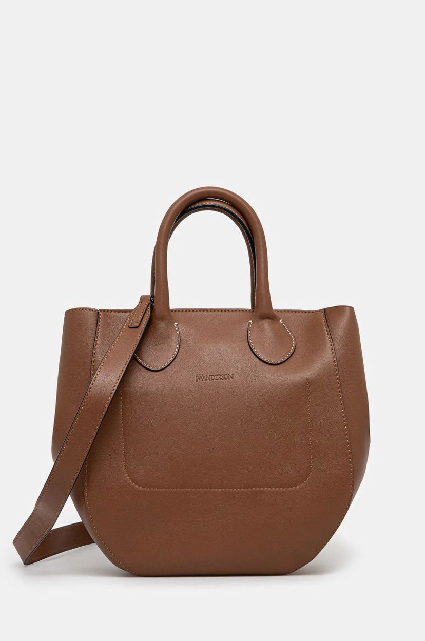 Сумочка JW Anderson JW Anderson Small Punch Tote Bag Коричневий | HB0680.LA0250.621