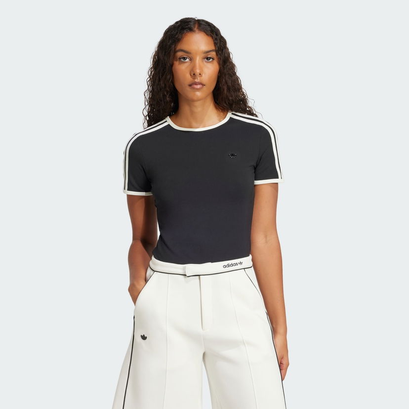 Боді adidas Originals Premium 3-Stripes Cali T-Shirt чорний | JD5468