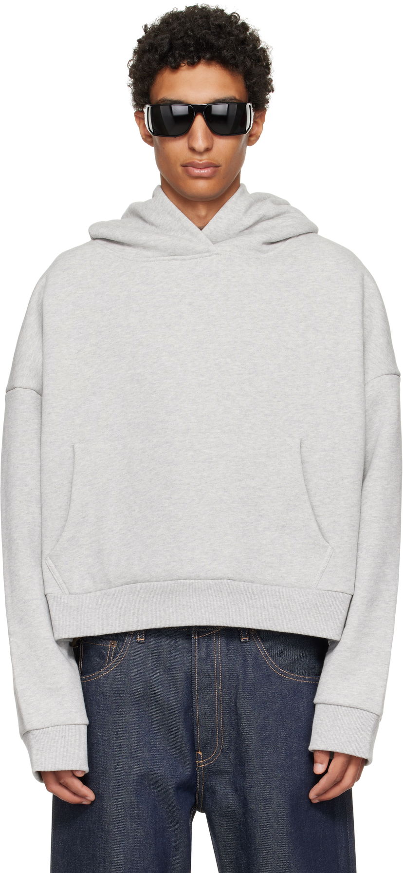 Світшоти Entire Studios Entire Studios Heavy Cropped Hoodie Сірий | ES2125SI