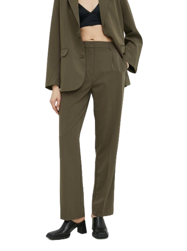 Штани Samsoe Samsoe Ramona Trousers Зелений | F22400124
