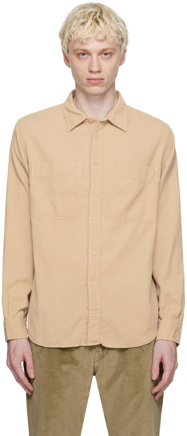 Сорочка Paul Smith PS Paul Smith Patch Pocket Shirt бежевий | M2R-450Y-L21879-60