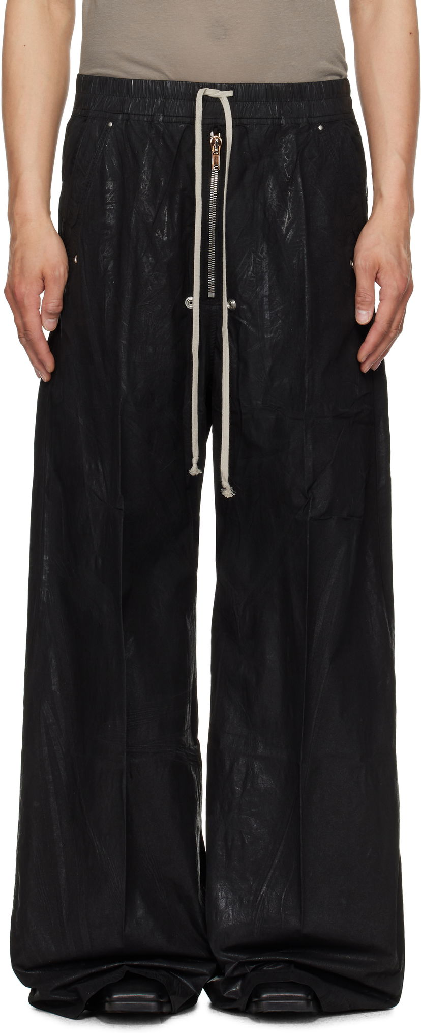 Штани Rick Owens Rick Owens DRKSHDW Hollywood Geth Belas Trousers чорний | DU01E3378 PF
