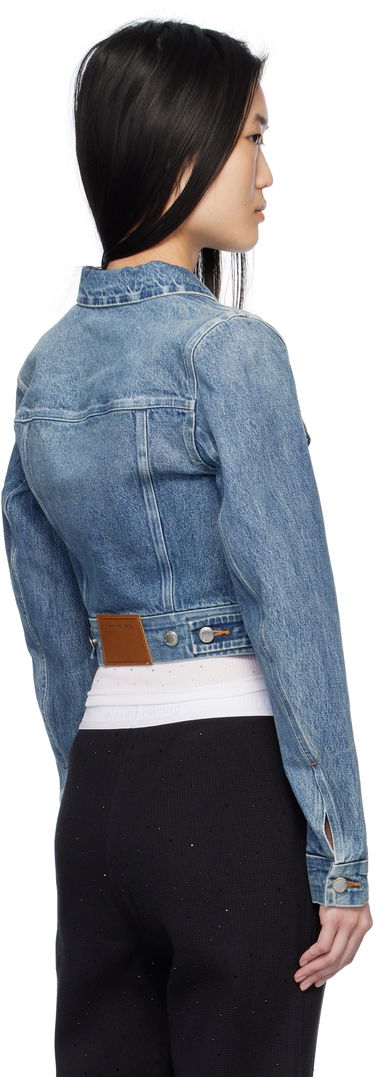 Куртка Alexander Wang Alexander Wang Trucker Denim Jacket Синій | 1WC1252598, 2