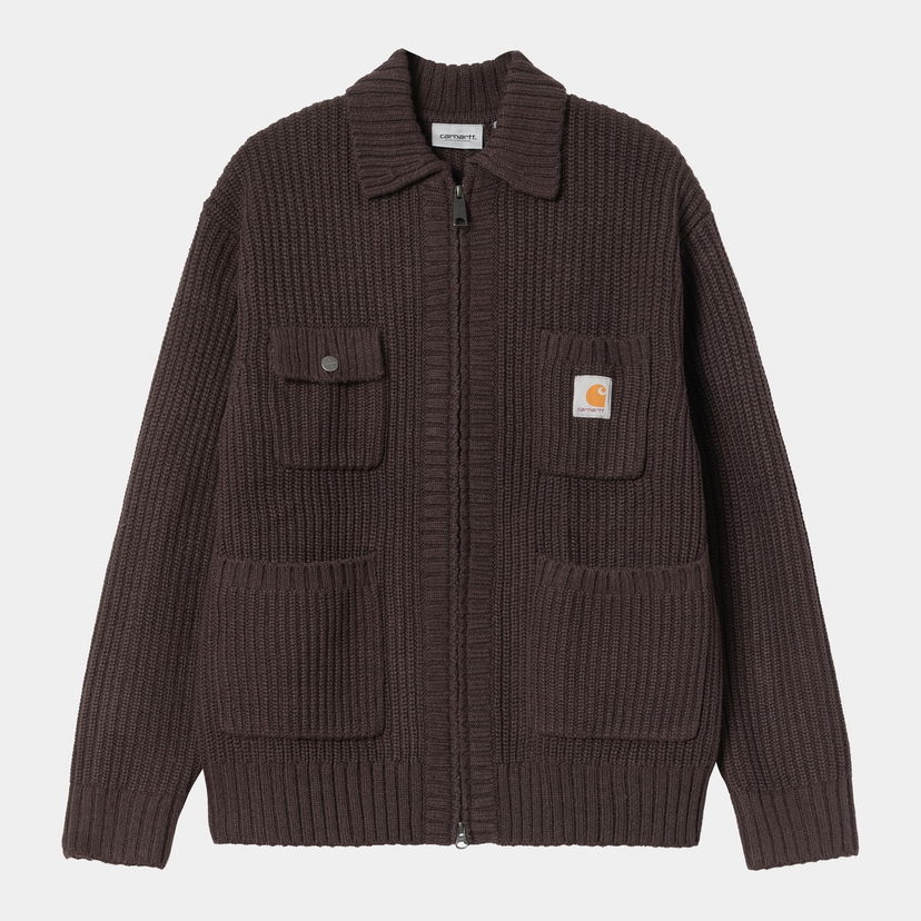 Куртка Carhartt WIP Carhartt WIP Chore Knit Jacket Коричневий | I035399_9