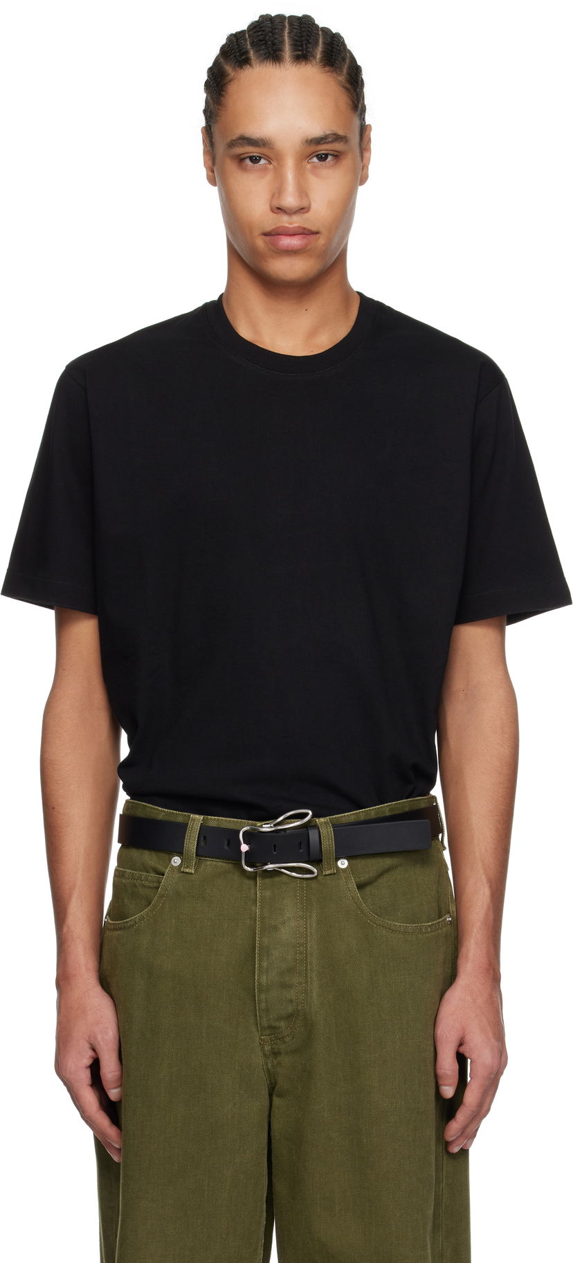 Футболка Bottega Veneta Bottega Veneta Cotton Jersey T-Shirt чорний | 825172V4N501000