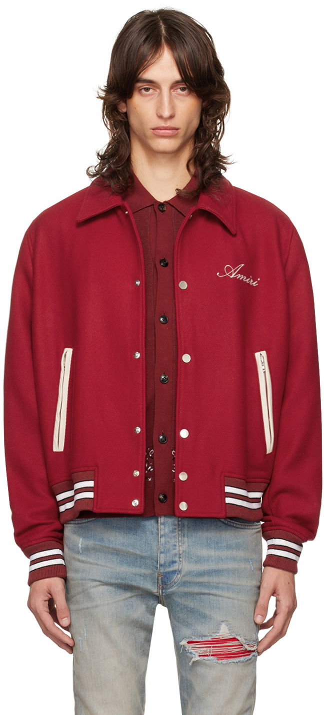 Куртка бомбер AMIRI Bomber Jacket Червоний | AMOUVY1005