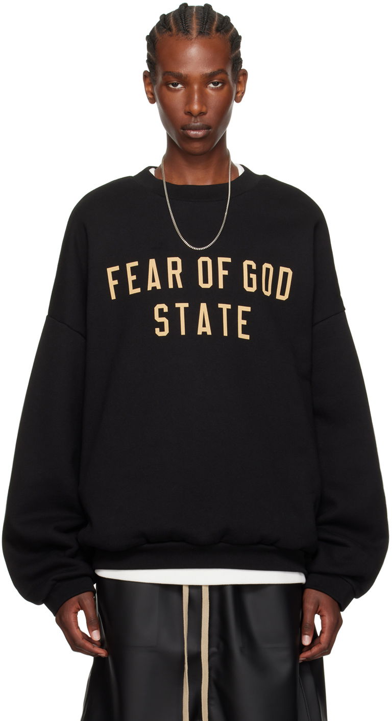 Світшоти Fear of God Designer Crewneck Sweatshirt чорний | 192BT246260F