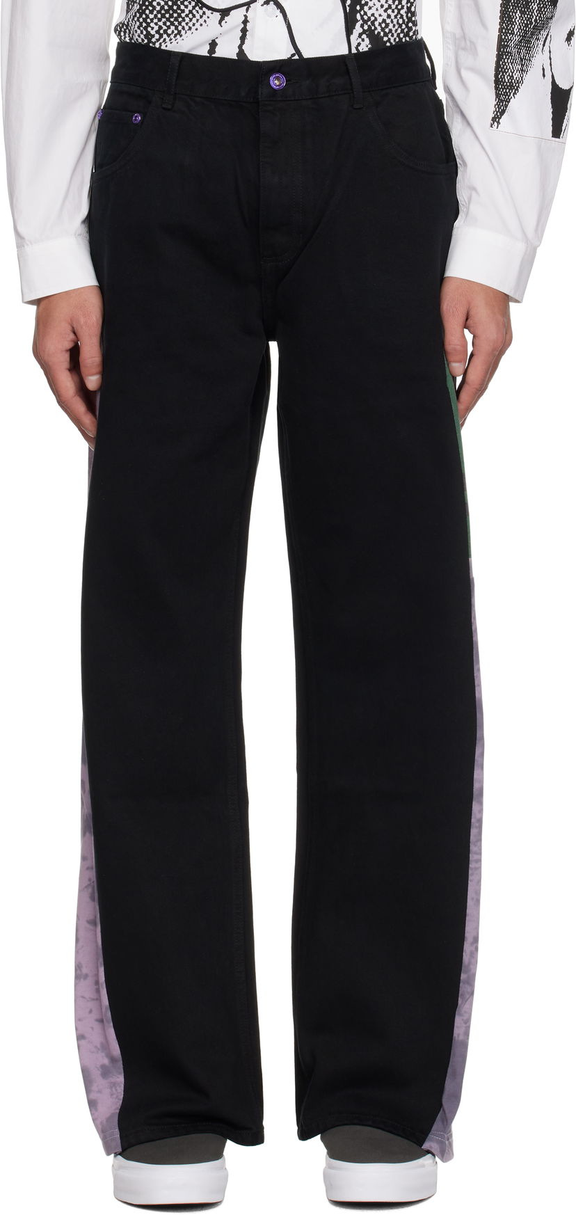 Джинси Perks And Mini Perks and Mini Whitman Park Upcycle Jeans чорний | 80051