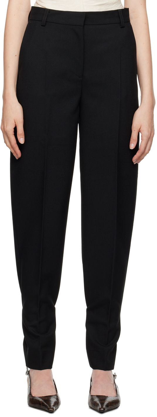 Штани TOTEME Slouch Trousers чорний | 244-WRB0213-FB0314