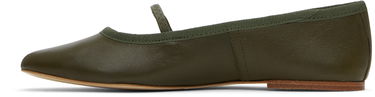 Одяг A.P.C. A.P.C. Swan Ballerina Flats Зелений | PXBVQ-F53295, 2