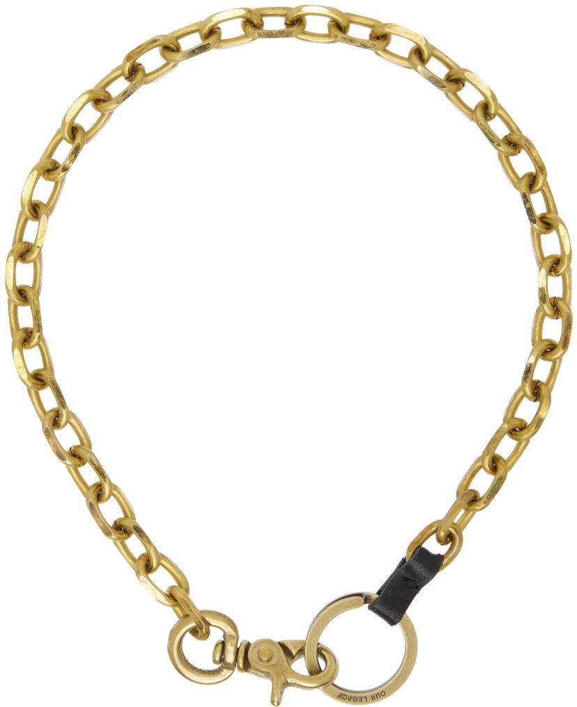 Кольє OUR LEGACY Gold Ladon Necklace Жовтий | A4248LRB