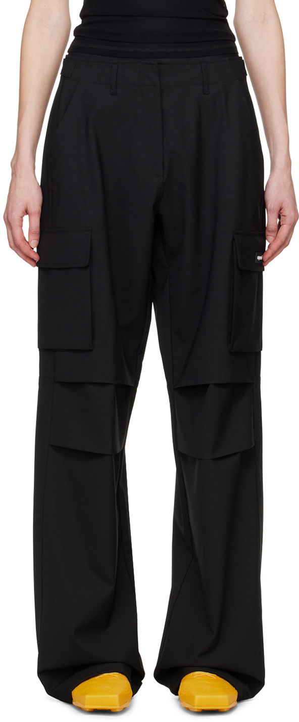 Штани карго Coperni Tailored Cargo Pants чорний | COPP40106C