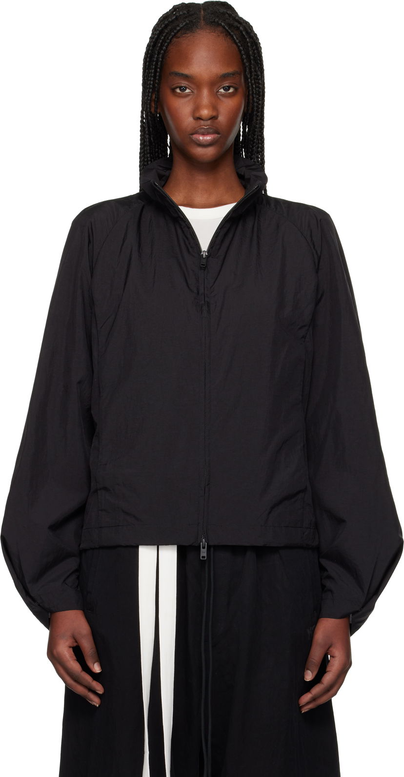 Вітровка Y-3 Y-3 Nylon Cropped Jacket чорний | JD1478
