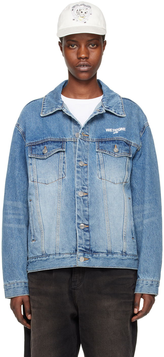 Куртка We11done We11done Faded Denim Jacket Синій | WD-DJ1-23-913-U-BL