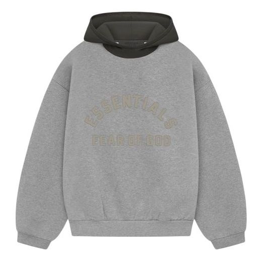 Світшоти Fear of God Fear of God Essentials SS24 Nylon Fleece Hoodie Сірий | 202SP244313F