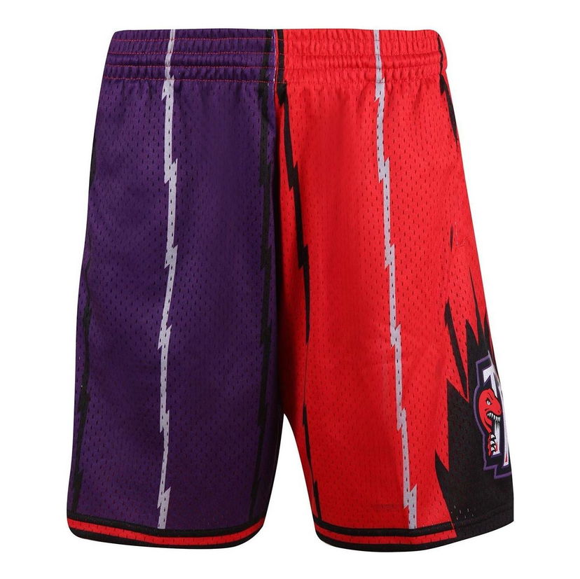 Шорти Mitchell & Ness Mitchell & Ness NBA Toronto Raptors 1998 Split Swingman Shorts Фіолетовий | SMSH4855-TRA98PPPPRRD