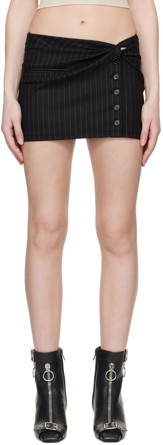 Спідниця Courrèges Twist Snaps Miniskirt чорний | 124CJU140WO0092